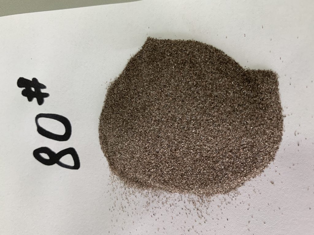 棕刚玉涂附磨具用P80产品照片