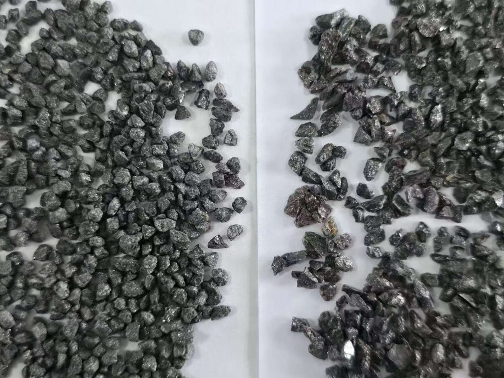 棕刚玉球磨砂产品照片